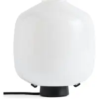 HAY Buoy pöytälamppu Ø20 cm Opal glass-soft black