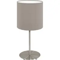 Eglo Pöytävalaisin Eglo Pasteri 275mm teräs taupe 95726