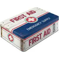 Nostalgic Art First Aid Blue Emergency Supply säilytyspurkki