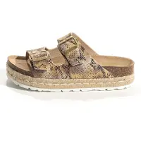 Bayton Pistokkaat 'Olympe' beige / hiekka / harmaa / musta