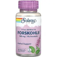 Solaray , Vital Extracts, Forskohlii, 385 mg, 60 VegCaps