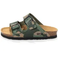 Bayton Avonaiset kengät 'Athena' beige / vihreä / khaki