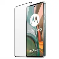 DUX Motorola Moto G75 Medium Alumina Karkaistu Panssarilasi - 9H - Musta Reuna