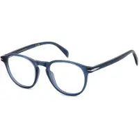 David Beckham DB 1018 49/20/150 Matte siniset asetaattikehykset MIEHET DB 1018