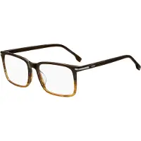 HUGO BOSS BOSS 1753/G 55/17/145 ruskeat varjostetut sarvikehykset miesten silmälasit BOSS 1753/G