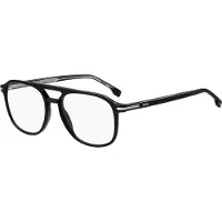 BOSS 1755 53/17/145 Mustat asetaattikehykset MIEHILLE BOSS 1755