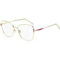 HUGO BOSS BOSS 1789 56/17/140 Kulta punaiset metallikehykset NAISILLE BOSS 1789
