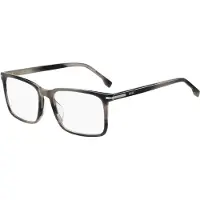 HUGO BOSS BOSS 1753/G 55/17/145 Harmaa sarvikehyksinen näkölasit MIEHILLE BOSS 1753/G