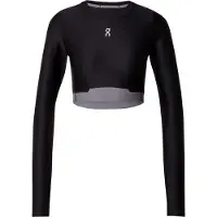 ON Train Long Sleeve Crop - Black - M