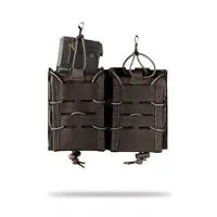 Mil-Tec Open Top Flex Double Magazine Pouch 5.56/7.62 (Color: Black)