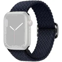 SKALO Punottu -ranneke Apple Watch Series 1-3 42mm - Antrasiitti