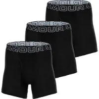 Under Armour Ua Performance Cotton - Solid 6" 3Pk - Black - S