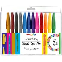 Pentel Brush Sing Ses15-12 Tussi 12 Yksiköt