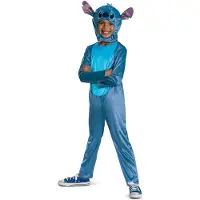 Disney Stitch Naamiaisasu + Huppu, 5-6 vuotta