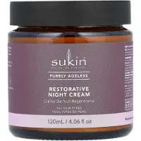 Sukin , Purely Ageless, Restorative Night Cream, 4.06 fl oz (120 ml)
