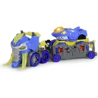Dickie Toys Monster Ranger Haj, Bil Med Släp (32 Cm) - Blue - ONE SIZE