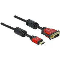 DeLOCK HDMI - DVI Cable 3.0m male / male, 3 m, HDMI, DVI-D, 5,1 Gbit/s, Uros/uros (84343)
