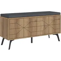 CALICOSY Kenkäkaappi Dune Bench, ruskea