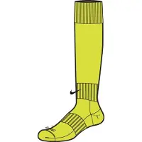 Nike Jalkapallosukat Classic Ii - Neon/musta, koko S: 34-38