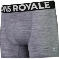 Mons Royale Merino Hold 'Em Shorty Bokserit grey heather Koko S