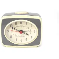 Kikkerland Small Classic Alarm Clock Grey (AC14-GR-EU)