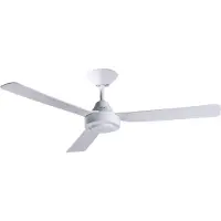 Beacon Bayside Calypso – kattotuuletin, valkoinen, halkaisija 122 cm, hiljainen – , Bayside Calypso, Valkoinen, Olohuone, Muovi, Moderni