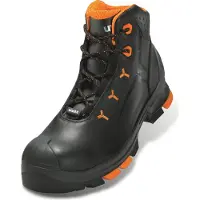Uvex 65032, Unisex, Aikuinen, Turvasaappaat, Oranssi, Musta, ESD, S3, SRC, Nauhoilla suljettava