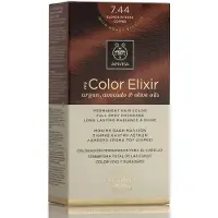 Apivita My Color Elixir hiusväri ilman ammoniakkiväriä 7.44 Intense Copper Blonde