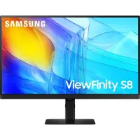 Samsung S80D, 68,6 cm (27"), 3840 x 2160 pikseliä, 4K Ultra HD, LCD, 5 ms, Musta (LS27D800EAUXEN)