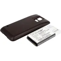 Cameron Sino Samsung Galaxy S5 tehoakku 5600 mAh - Erillisellä ruskealla takakannella