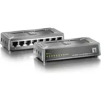 Level One FSW-0808TX, Hallitsematon, Fast Ethernet (10/100), Täysin kaksipuolinen