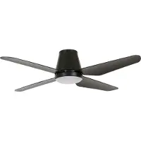 Lucci air LED-kattotuuletin Aria CTC, musta, 122 cm, hiljainen CTC, Musta, Olohuone/ruokailutila, Synteettinen materiaali, Moderni