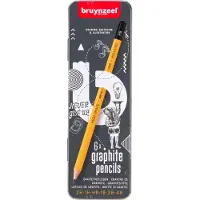 Bruynzeel Teens Burotek Tin 6 Graphite Pencils