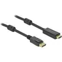 DeLOCK 85959, 7 m, DisplayPort, HDMI, Uros, Uros, Suora