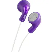 JVC Ha-f14 gumy in-ear headphones wired violet