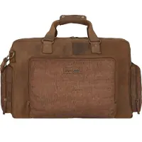 Greenland Nature Nature Viikonloppukassi Nahka 50 cm Ruskea