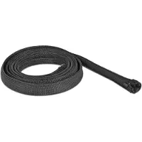 DeLOCK – Braided Sleeve with zip fastener heat-resistant 1 m x 20 mm (19103)