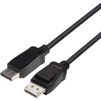 Deltaco LSZH DisplayPort Kaapeli 8K Musta (1 metriä)