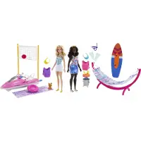 Barbie Beach Friends Nuket Ja Tarvikkeet