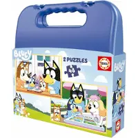 Educa Puzzle Suitcase 2x48 - Bluey (80-19831)
