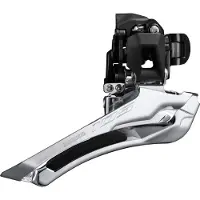 Shimano 105 R7100-vaihtaja kiinnikkeellä varustettuna