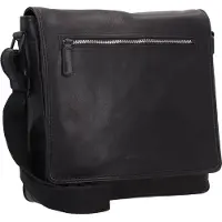 Jack kinsky Brisbane Crossbody-laukku Nahka 28 cm Musta