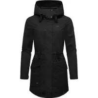 Ragwear Toiminnallinen takki 'Alysa' musta