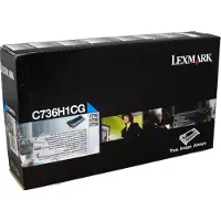 Lexmark – Toner f C736 X736 X738 CY 10K RP (C736H1CG)