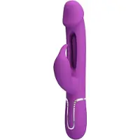 Pretty Love - KAMPAS 3 IN 1 MULTIFUNCTION RABBIT VIBRATOR PURPLE