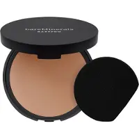 bareMinerals BarePro 24H Skin-Perfecting Pressed Powder, 45 Medium Deep Cool