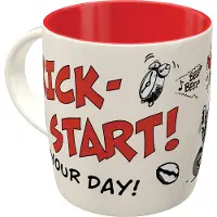 Motomania -Muki *Kick Start Your Day* START* 300 ML, KERAMIIK.