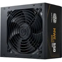 Cooler Master MWE Bronze V3 550 - Virtalähde (sisäinen) - ATX12V 3.1/ EPS12V - 80 PLUS Bronze - AC 100-240 V - 550 Watt - aktiivinen PFC - Eurooppa