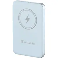 Verbatim 10 000mAh Charge 'n' Go, varavirtalähde, Magsafe, USB-C PD 20W, sininen