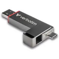 Verbatim Dual QuickStick, 512 GB, USB Type-A / USB Type-C, 3.2 Gen 1 (3.1 Gen 1), 550 MB/s, Muu, Harmaa (32042)